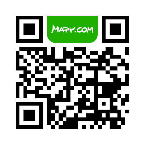 Kod QR do trasy 100 z Hakiem 2026 w Mapy.com